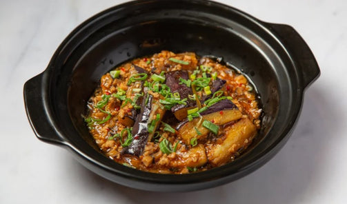 Aubergine Minced Pork and Salted Fish