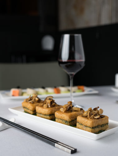 Spinach Tofu with Mushroom