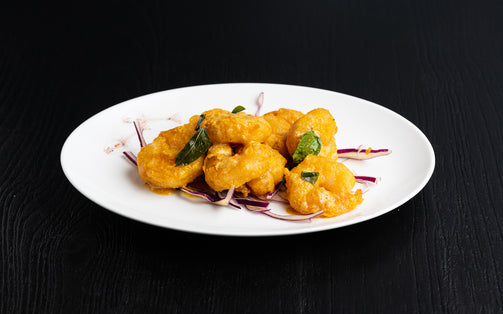 Crispy Prawns with Salted Egg Yolk